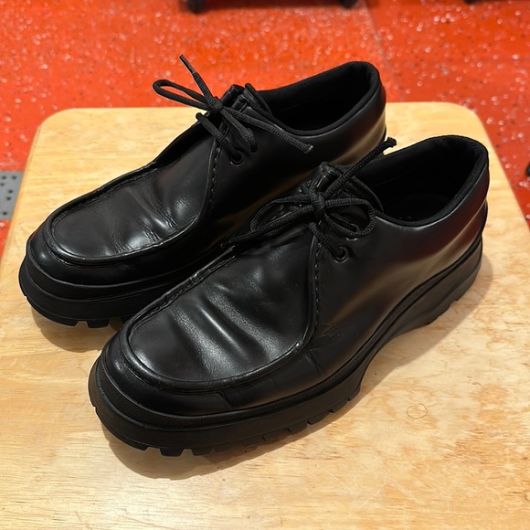 Black Men’s 11.5 Prada Shoes - Picture 1 of 8